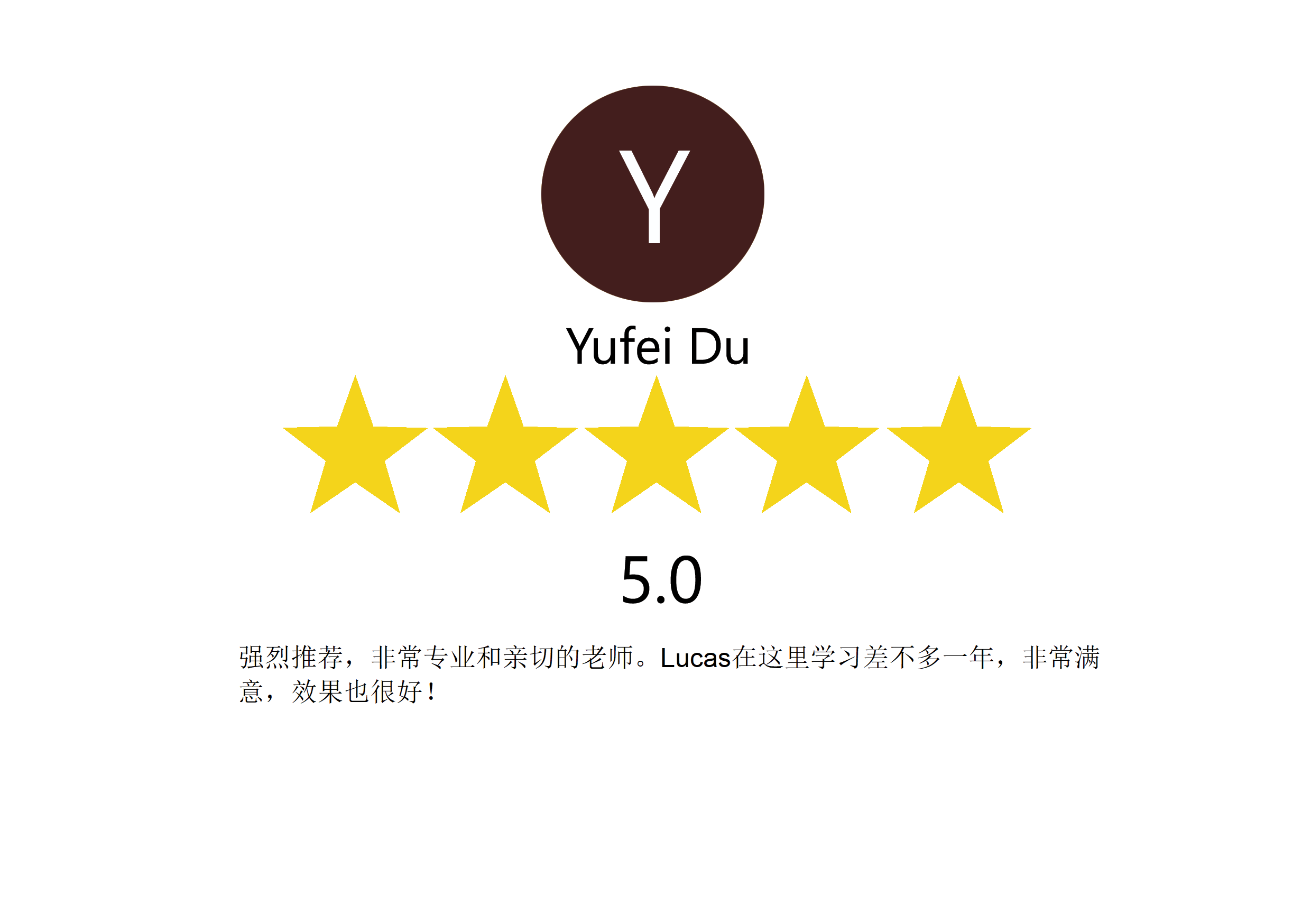Google review: language school Nordend Frankfurt – Learning Zone
