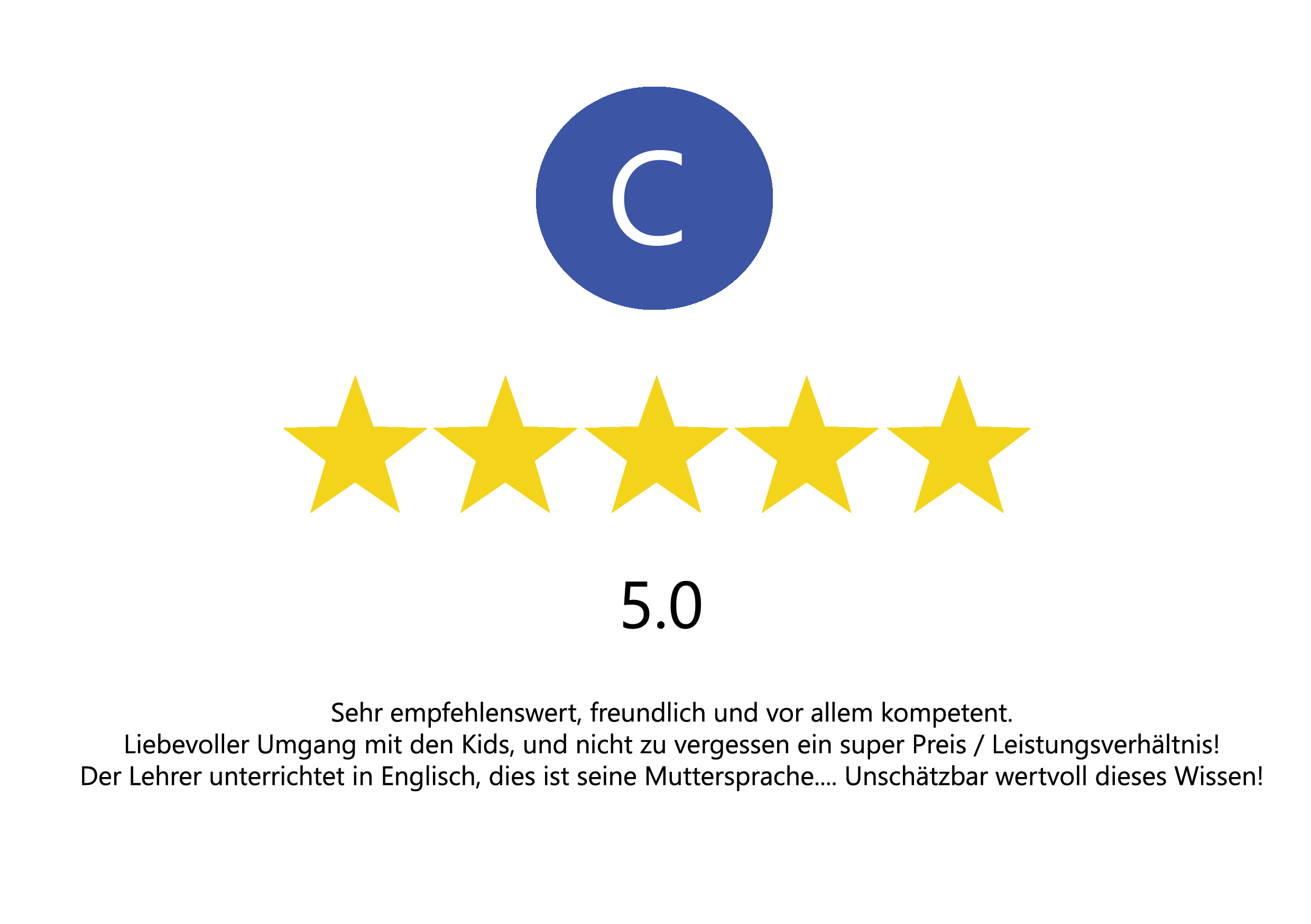 Google review: German for kids Frankfurt – Learning Zone